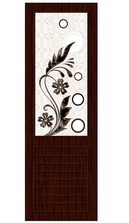 Kerala style main entrance teak wood door set